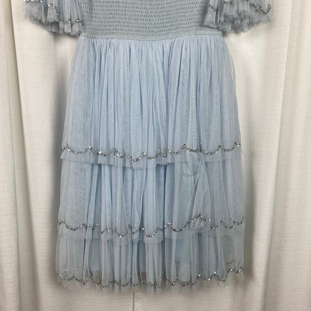 JessaKae Pale Blue Tiered Midi Dress - Picture 11 of 15